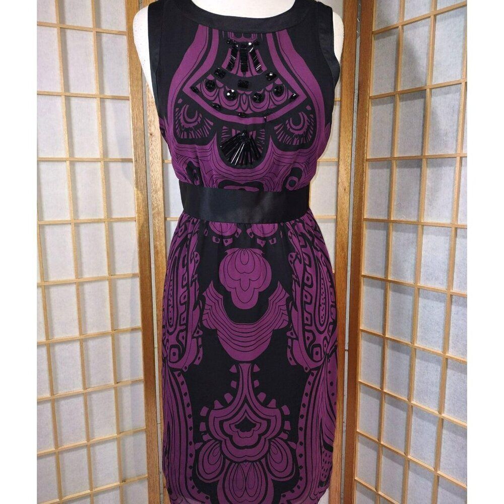 Jodi Arnold for The Limited Sz 6 Beaded Sleeveless Dress